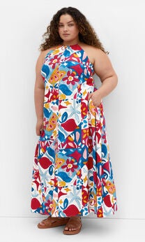 Mosaic Maxi Dress - print