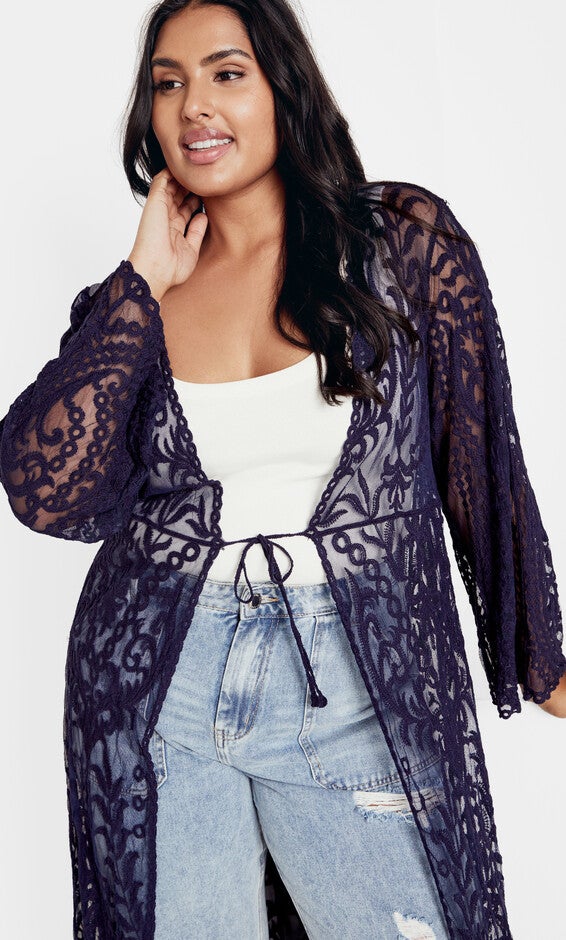 Pretty Thing Duster - navy, NAVY, alternate image number null