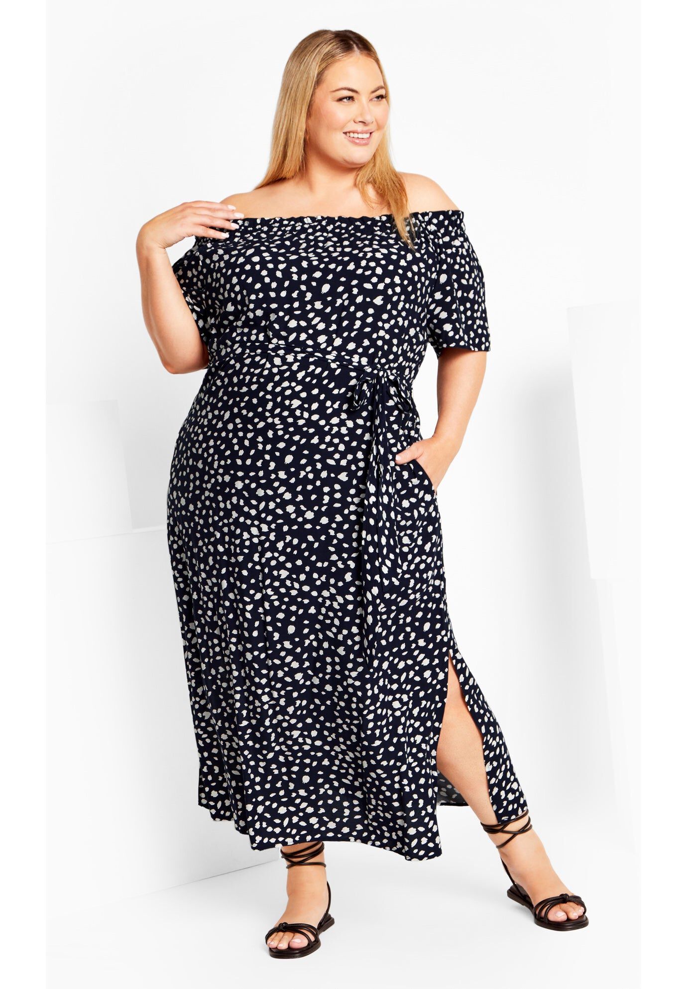 Becca Maxi Dress, SPLASH SPOT, hi-res image number 0