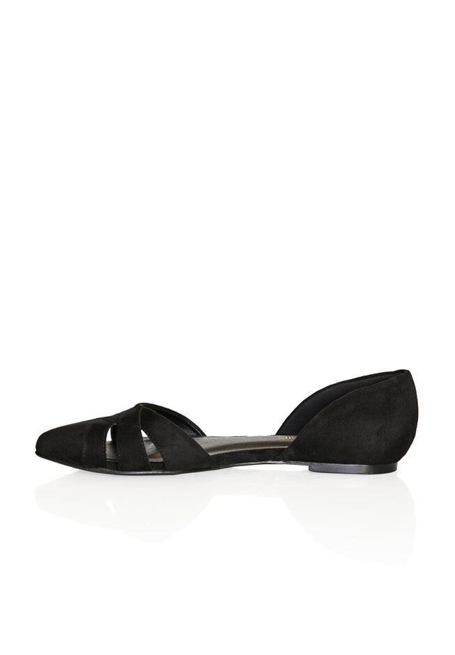 WIDE FIT Clara Flat - black, BLACK, alternate image number null