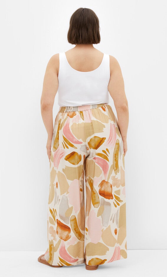 Surface Level Pant - print, WHITE, alternate image number 4