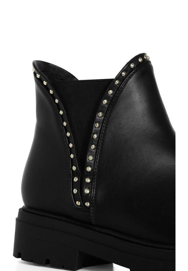 Gia Stud Ankle Boot, BLACK, alternate image number 6