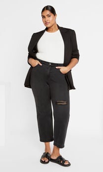 Harley Kenia Straight Jean - black wash