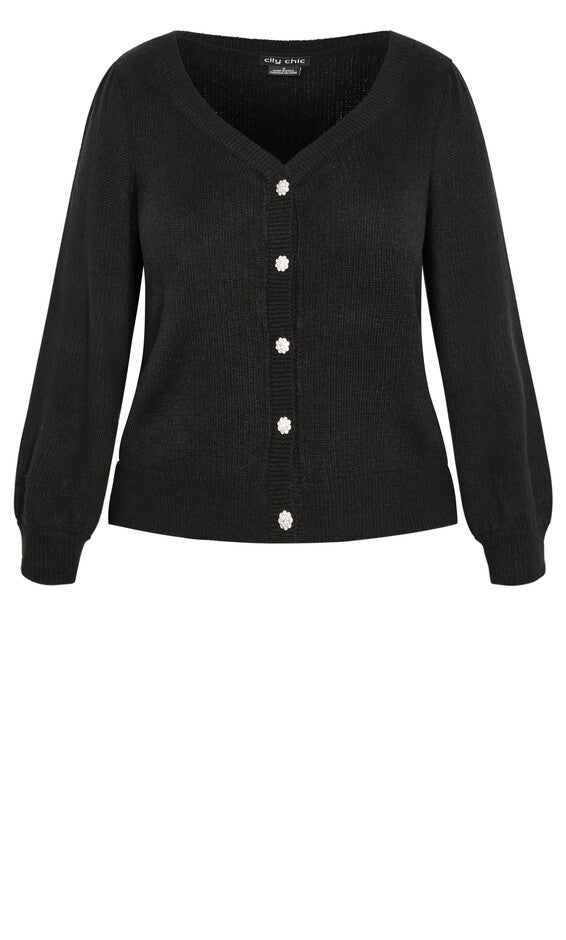 Isabelle Cardigan - black, BLACK, alternate image number null
