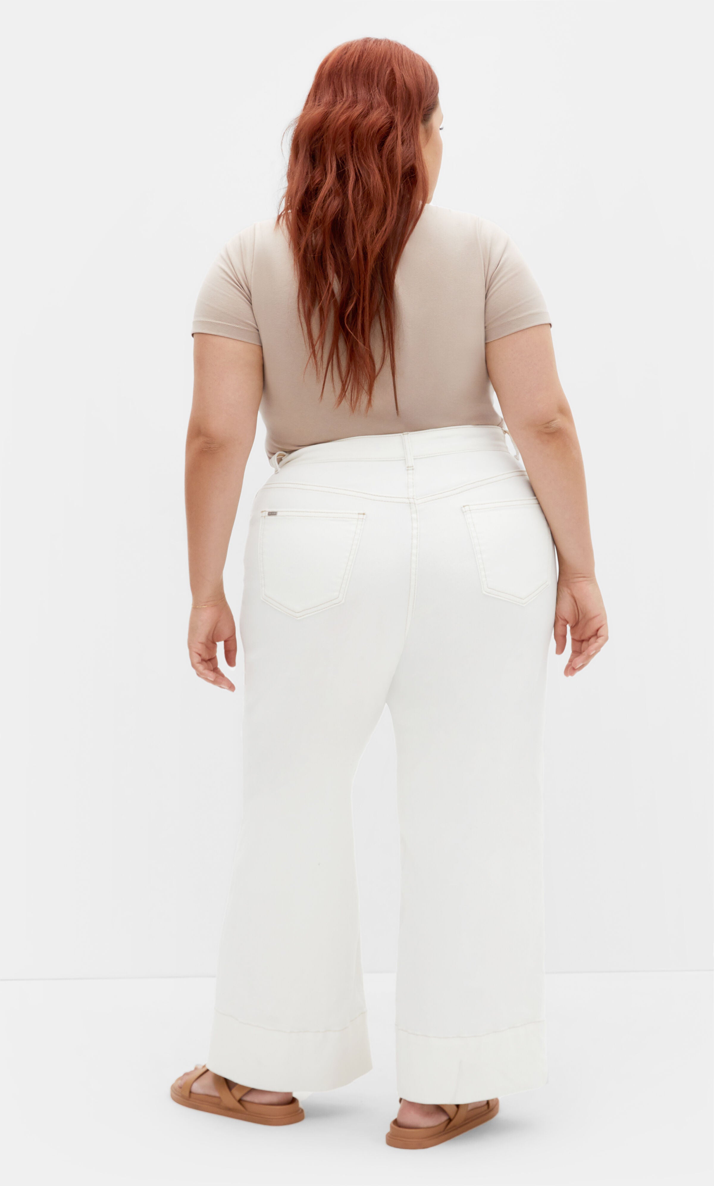 Harley Millie Crop Jean - ivory, CREAM, alternate image number 2