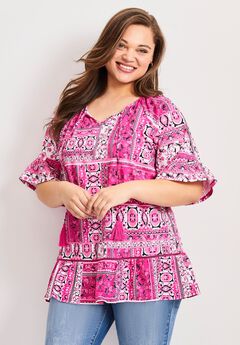 Flutter Sleeve Top