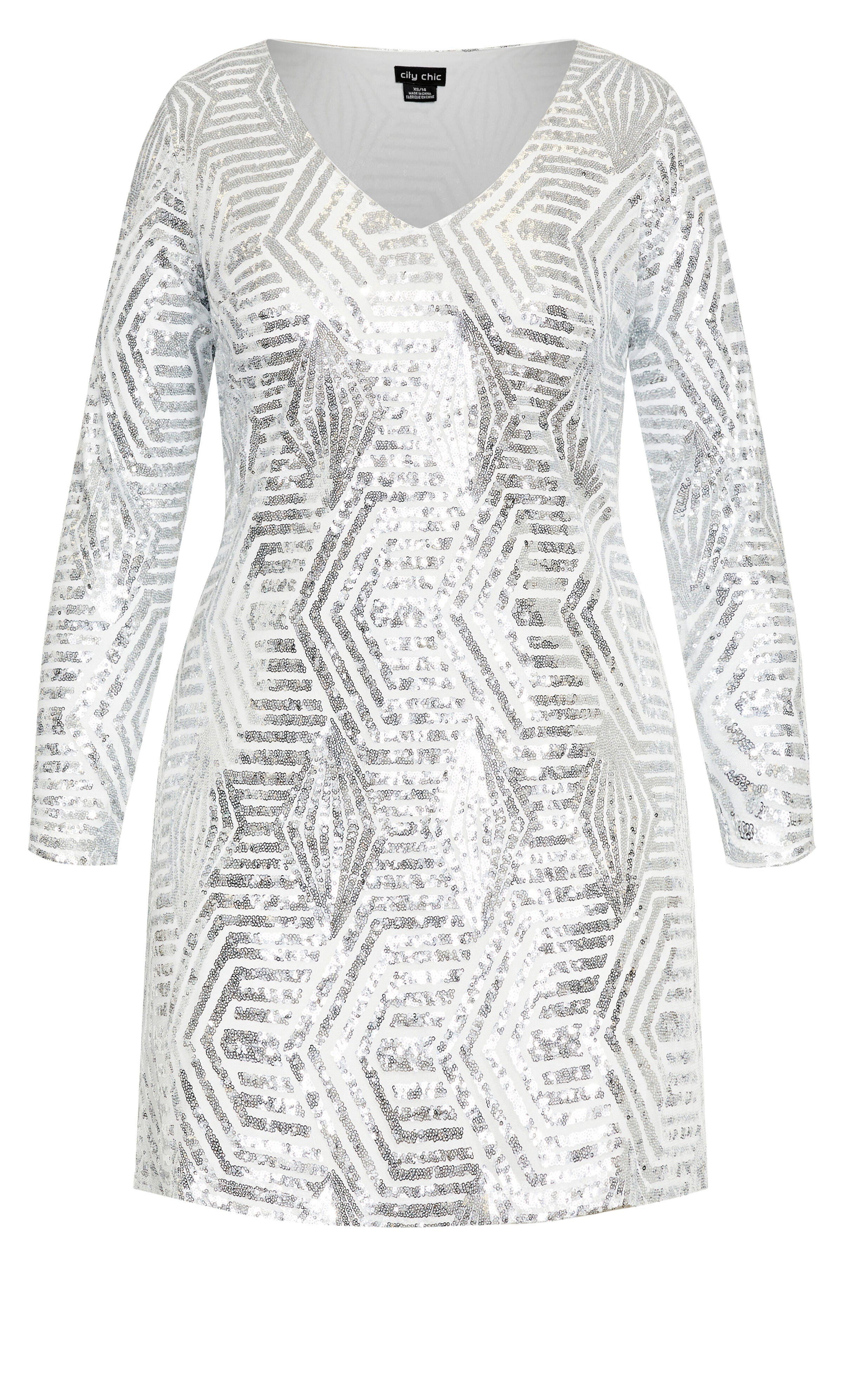 Bright Lights Dress - white, WHITE, alternate image number 5