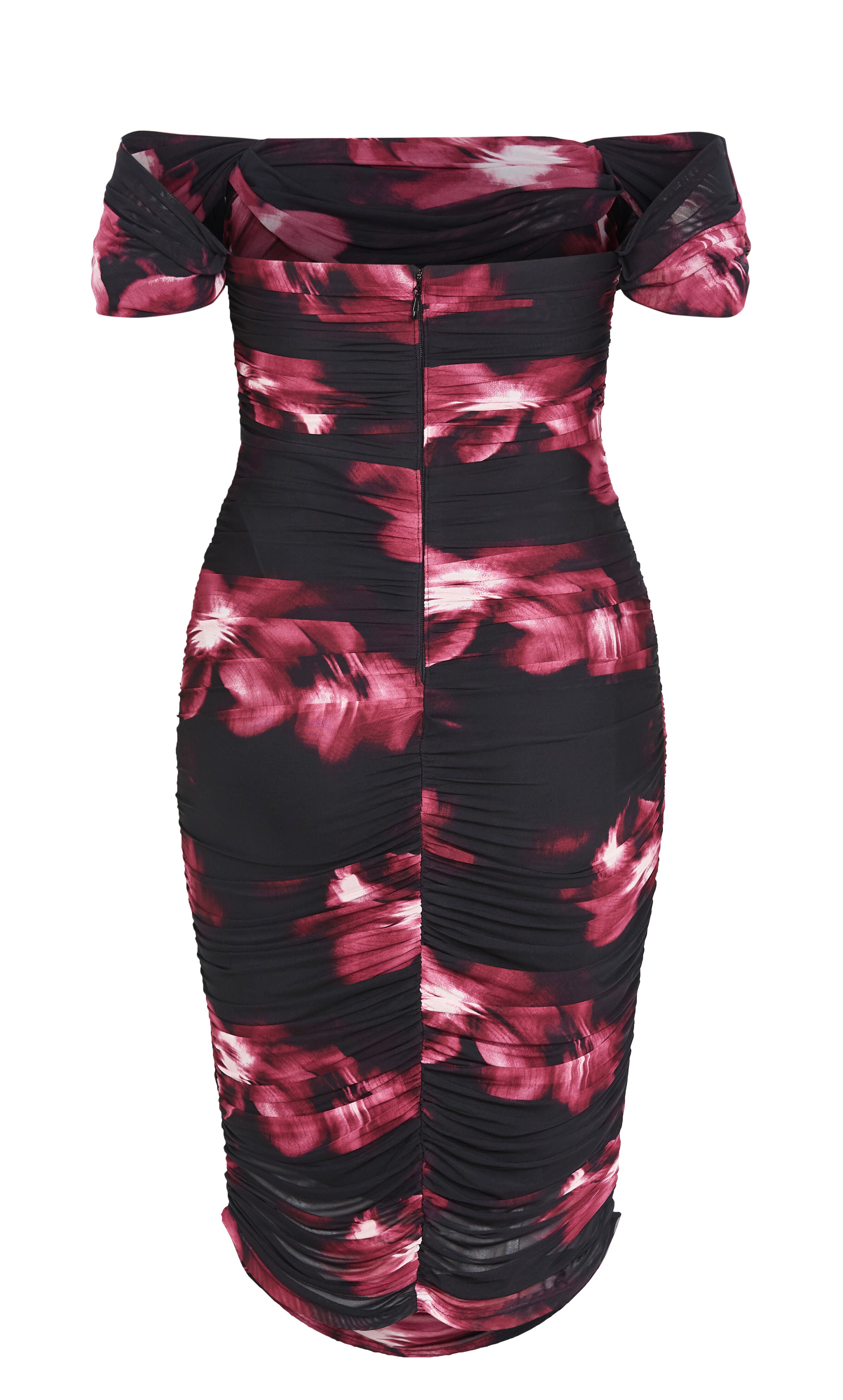 Jazmin Print Dress - cherry print, PURPLE, alternate image number 4