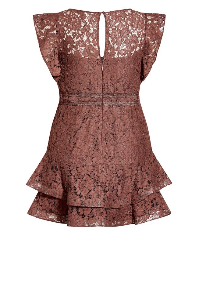 Sienna Dress - mocha, BROWN, alternate image number 4