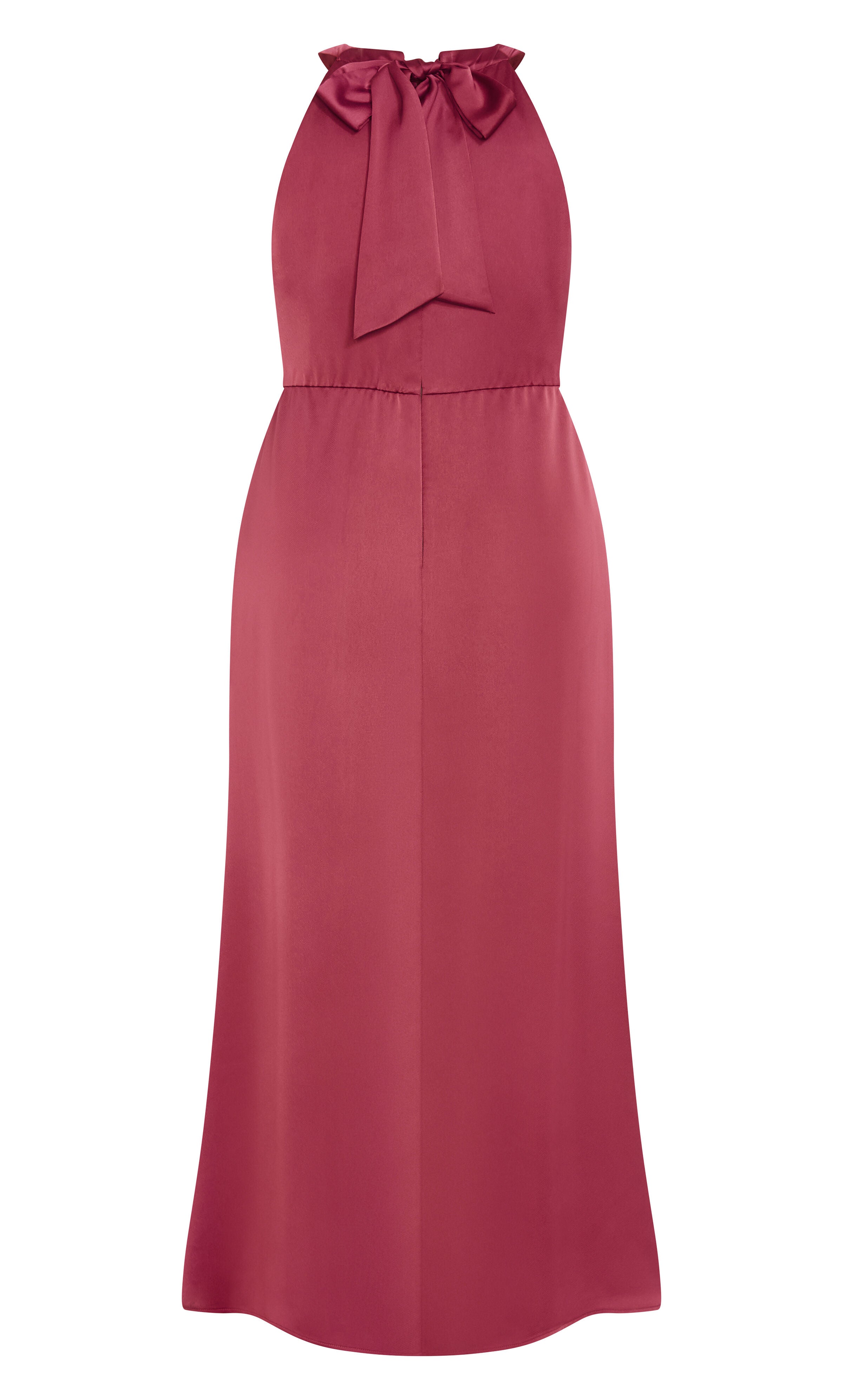 Celina Halter Maxi Dress - bordeaux, RED, alternate image number 5