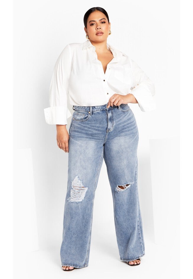 Harley Harriet Jean - light denim, LIGHT DENIM, hi-res image number 0