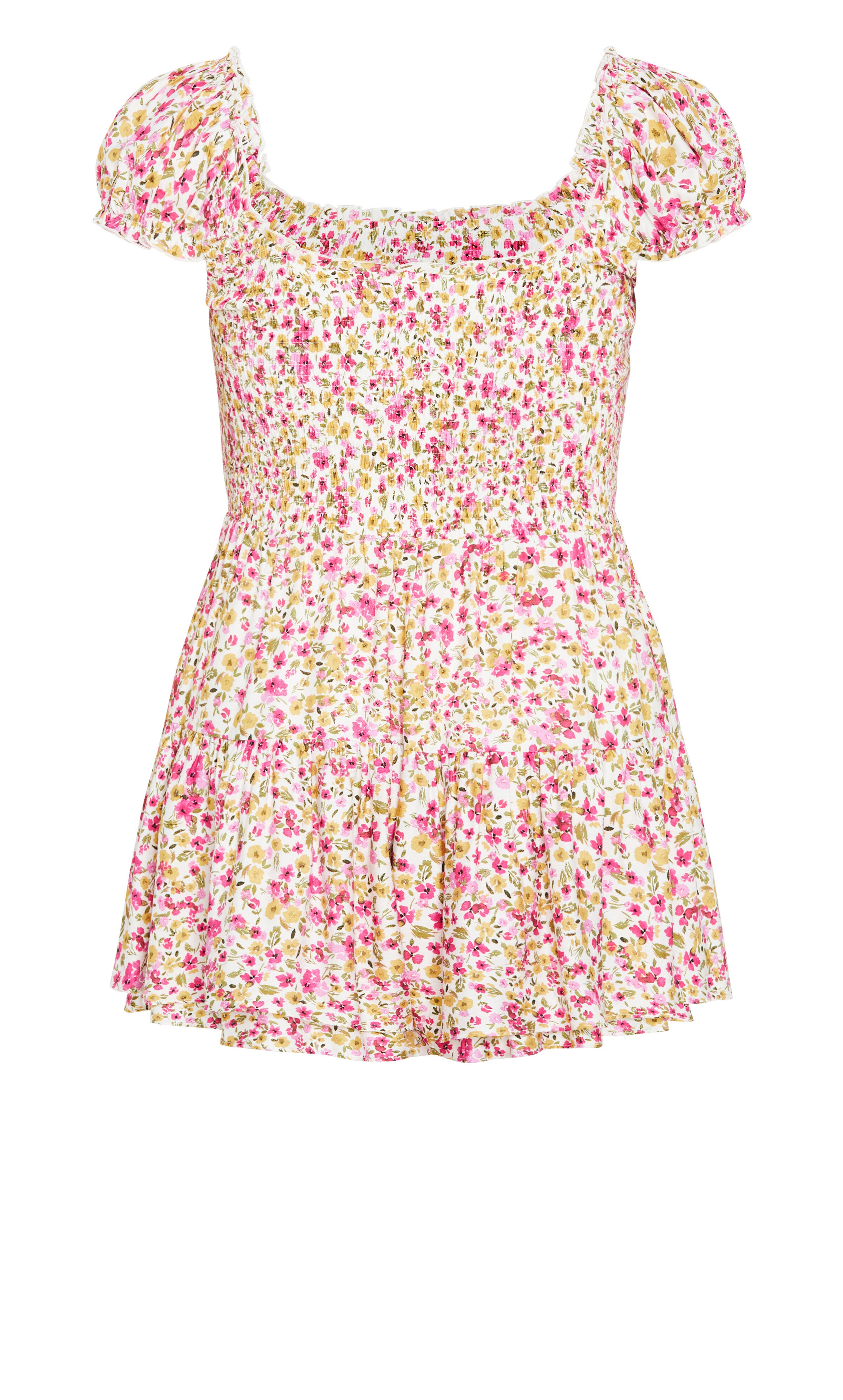 Zuri Print Playsuit - multi, WHITE, alternate image number 5