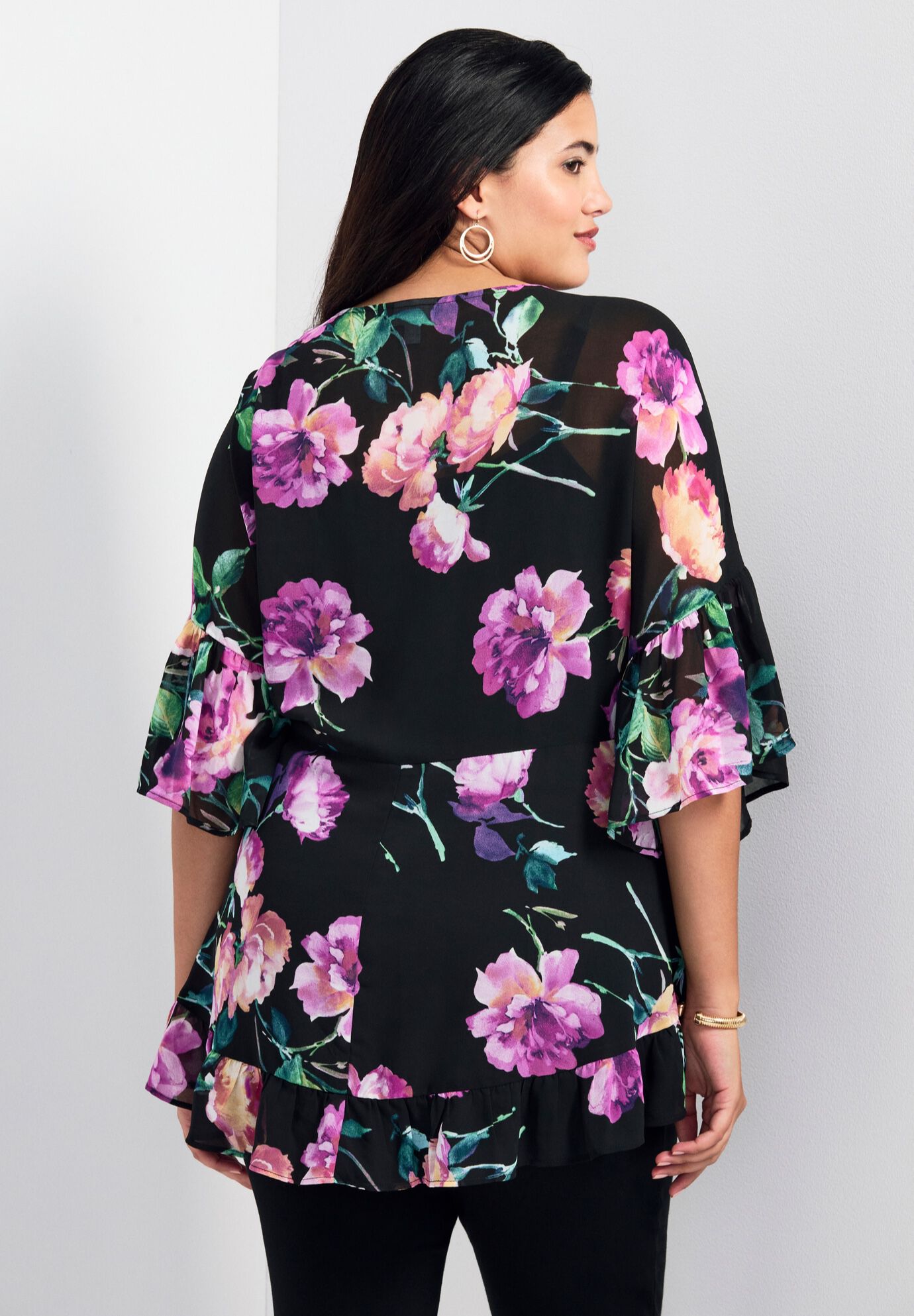 Harlow Frill Detail Blouse, ENDLESS LOVE, on-hover image number 1