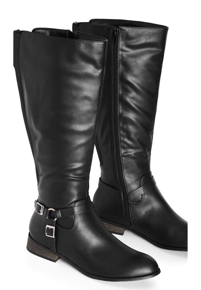 WIDE FIT Allegra Knee Boot - black, BLACK, alternate image number 5