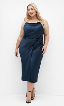 Adelina Dress - navy