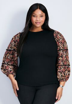 Melody Mm Blouson Slv Top
