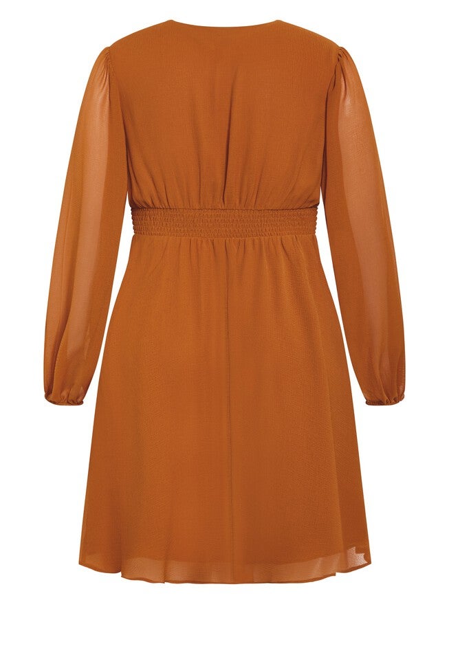 Hayden Dress - caramel, BROWN, alternate image number 4
