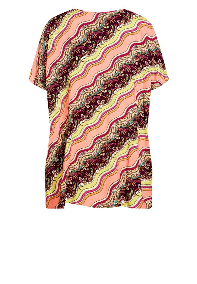 Evie Hi Lo Top, PAISLEY WAVE, alternate image number 5