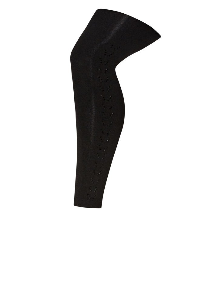 Rhinestone Leggings, BLACK, hi-res image number null