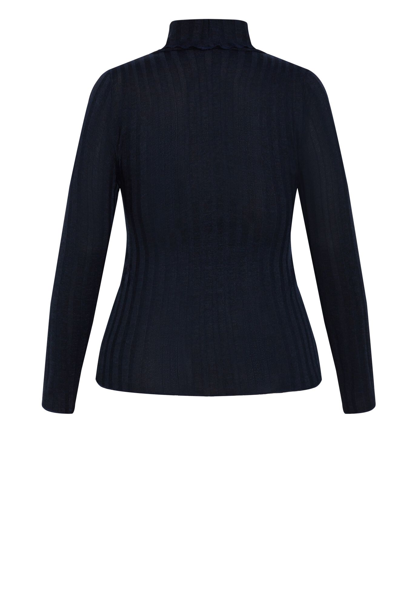 Evie Turtleneck Top, NAVY, alternate image number 5
