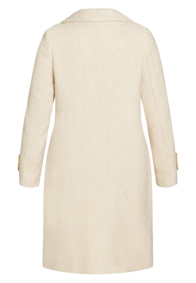 Ella Coat - buff, WHITE, alternate image number null