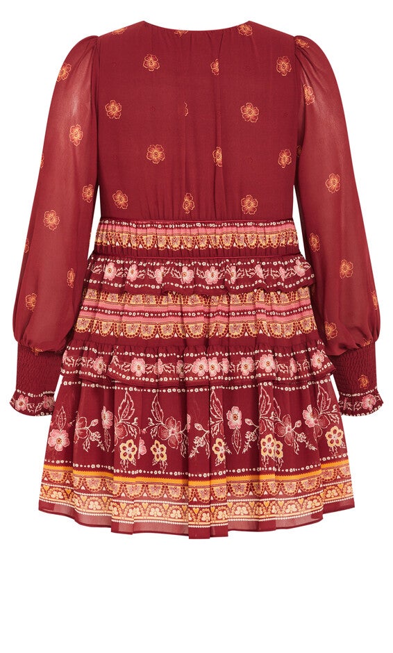 Hudson Mini Dress - rust, ORANGE, alternate image number 4