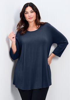 Sara Everyday Scoop Neck Tunic