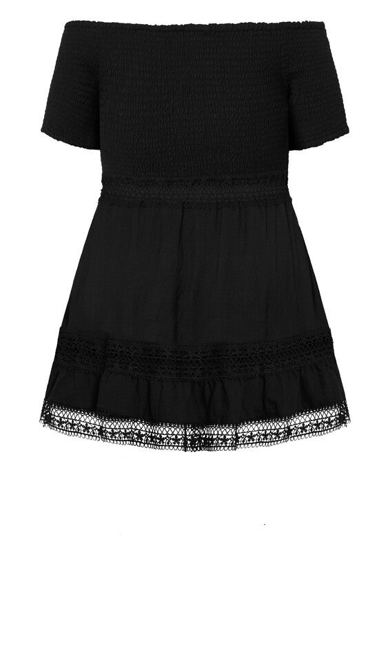 Aura Dress - black, BLACK, alternate image number null