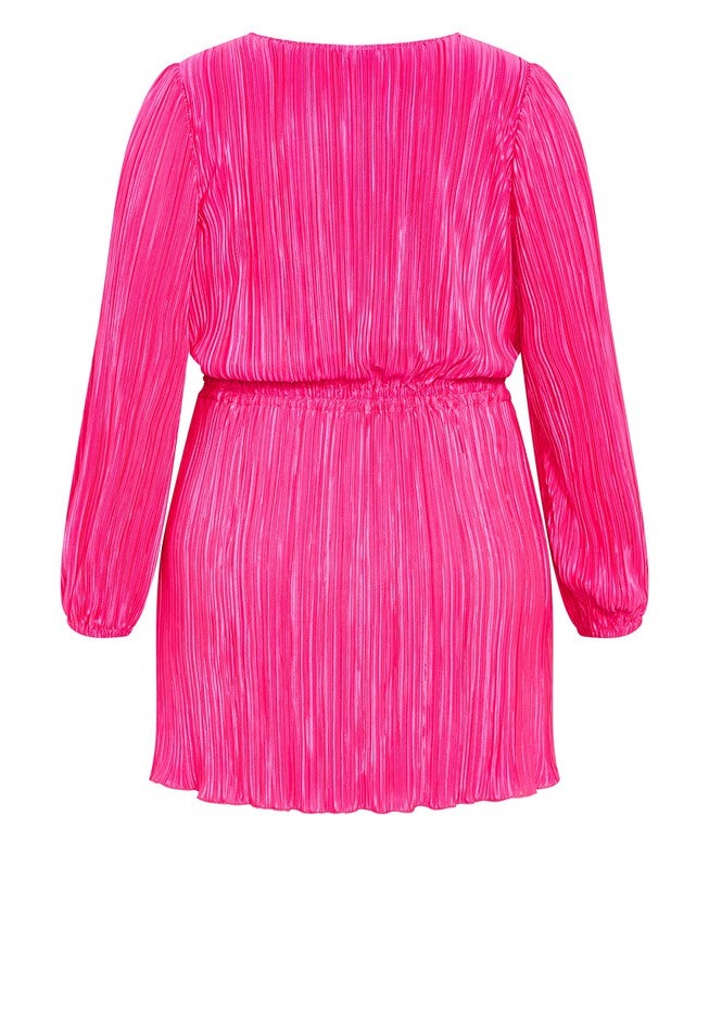 Hailee Dress - flamingo, PINK, alternate image number 4