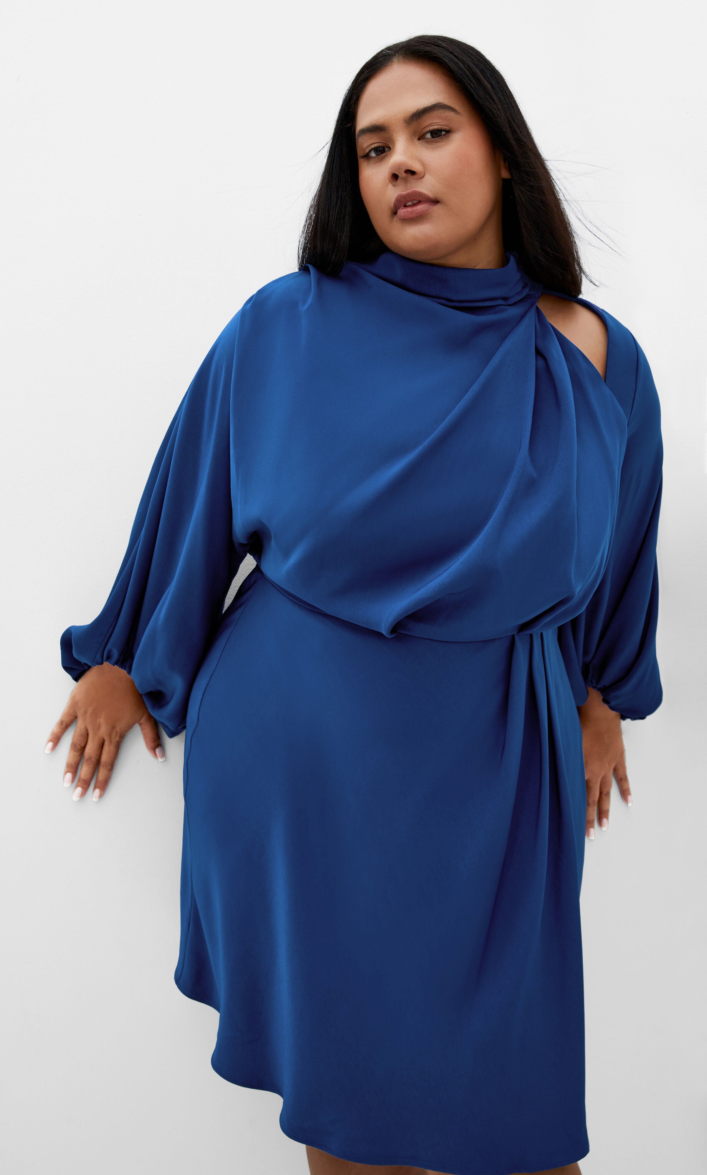 Jaylee Mini Dress, BLUE, alternate image number 1
