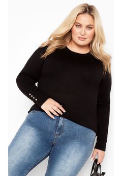 Lara Button Sweater
