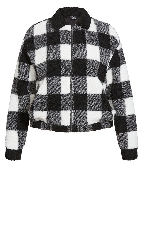 Scottie Jacket - black check, BLACK, alternate image number null