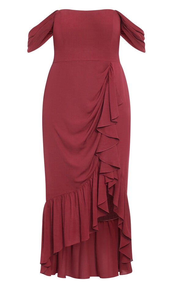 Rosabella Maxi Dress - garnet, PINK, alternate image number 3