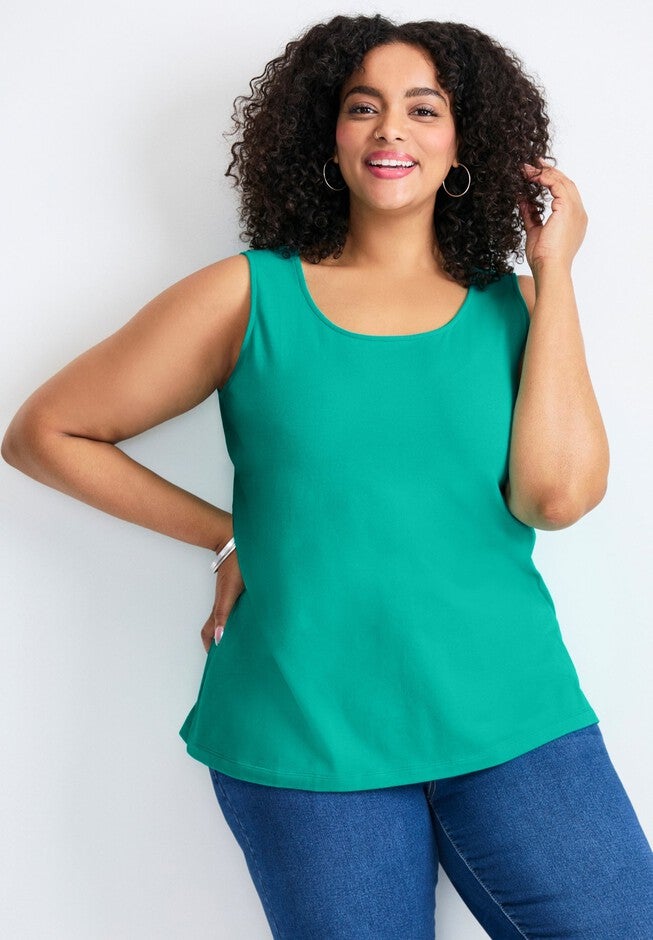 Basic Layering Tank, AQUA SEA, hi-res image number 0