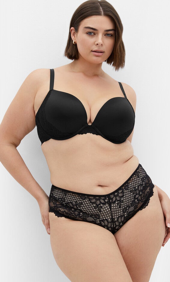 Allure Push Up Bra - black, BLACK, hi-res image number 0