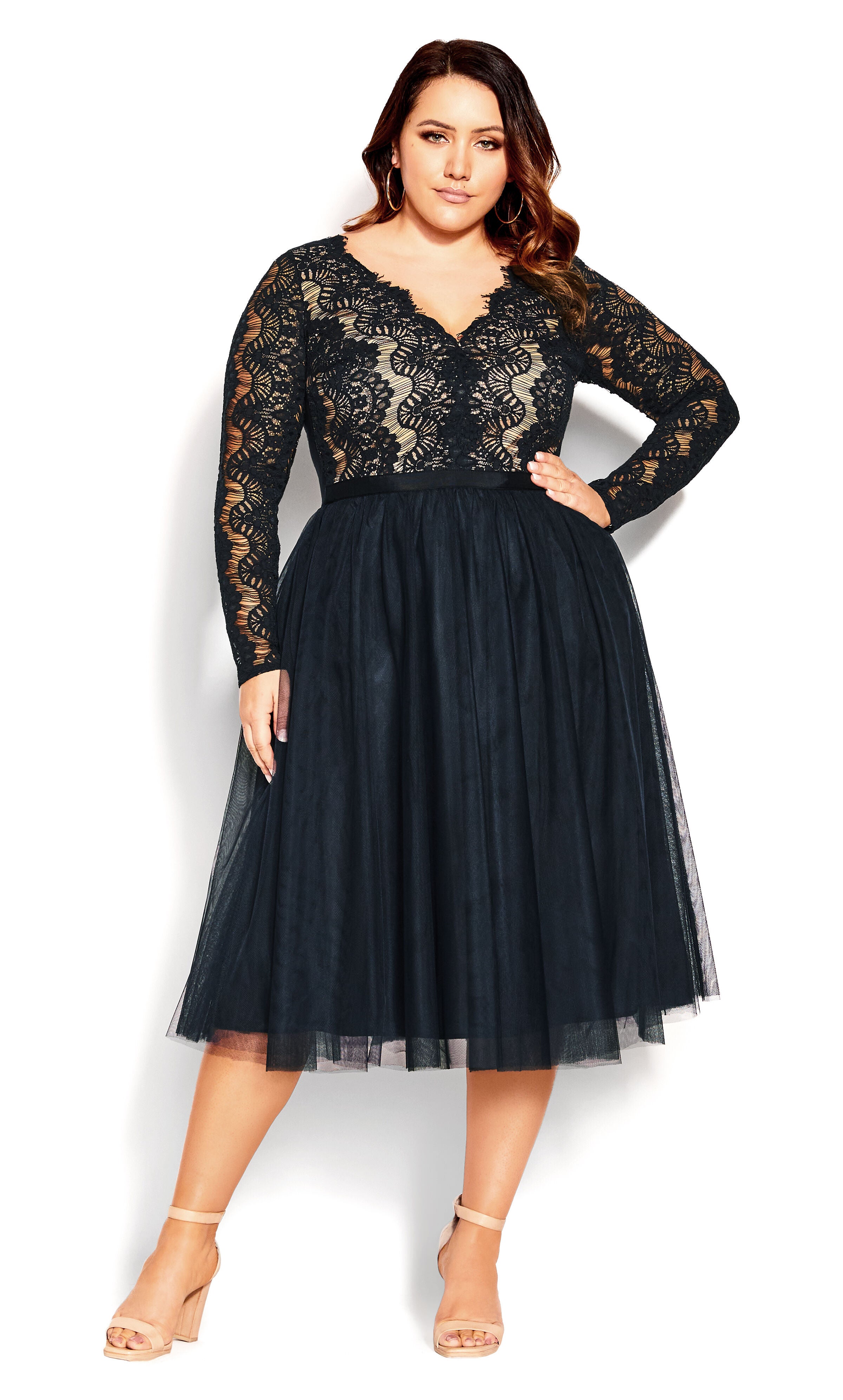 Rare Beauty Dress - navy, BLUE, alternate image number 2