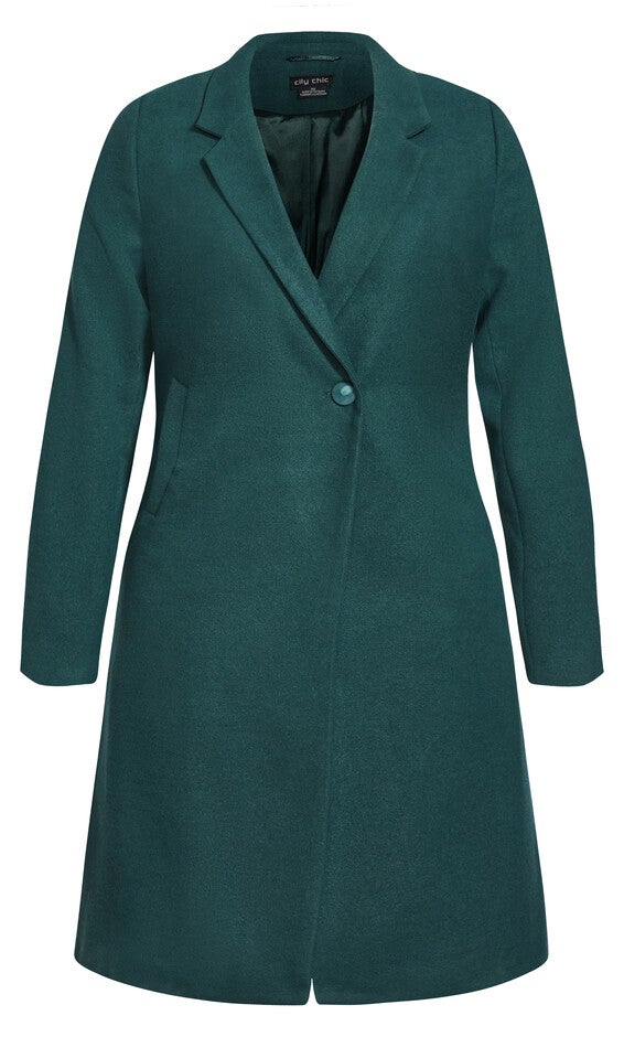 Effortless Chic Coat - emerald, GREEN, alternate image number null