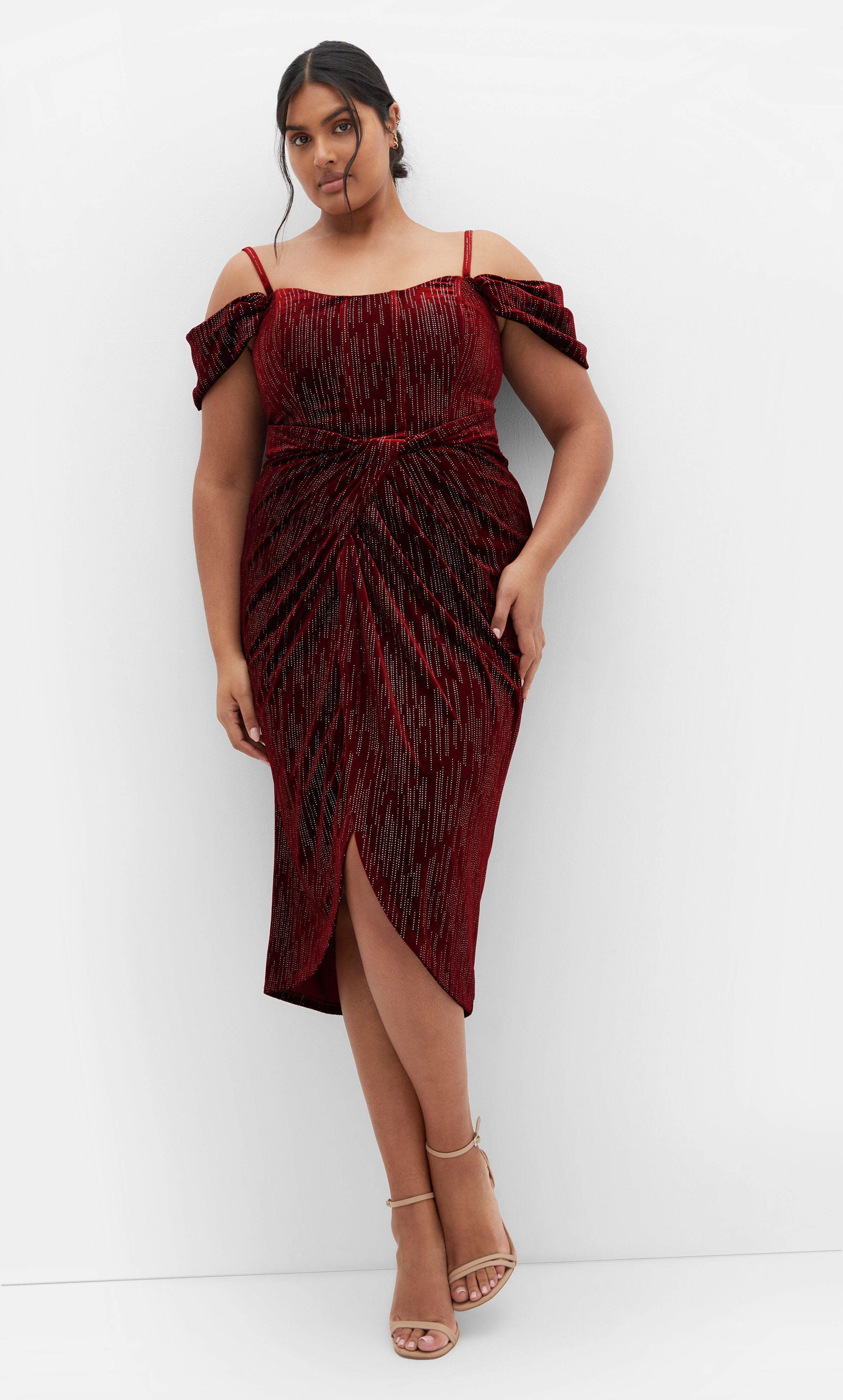 Jayla Dress - berry, RED, hi-res image number 0