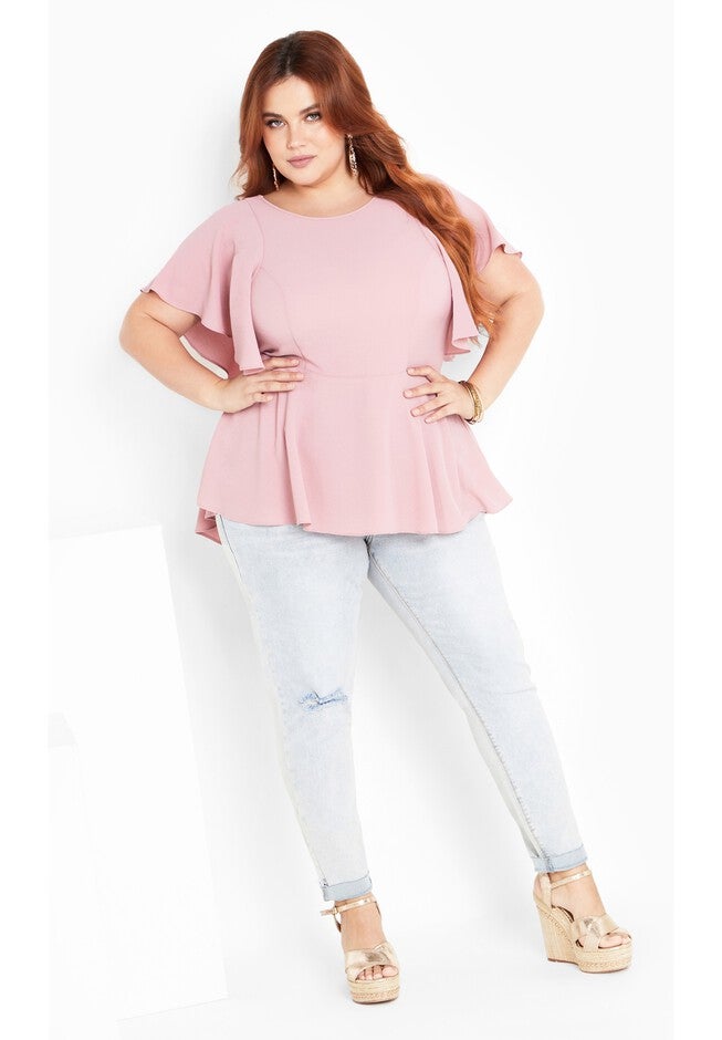 Romantic Mood Top - blush, PINK, alternate image number 2
