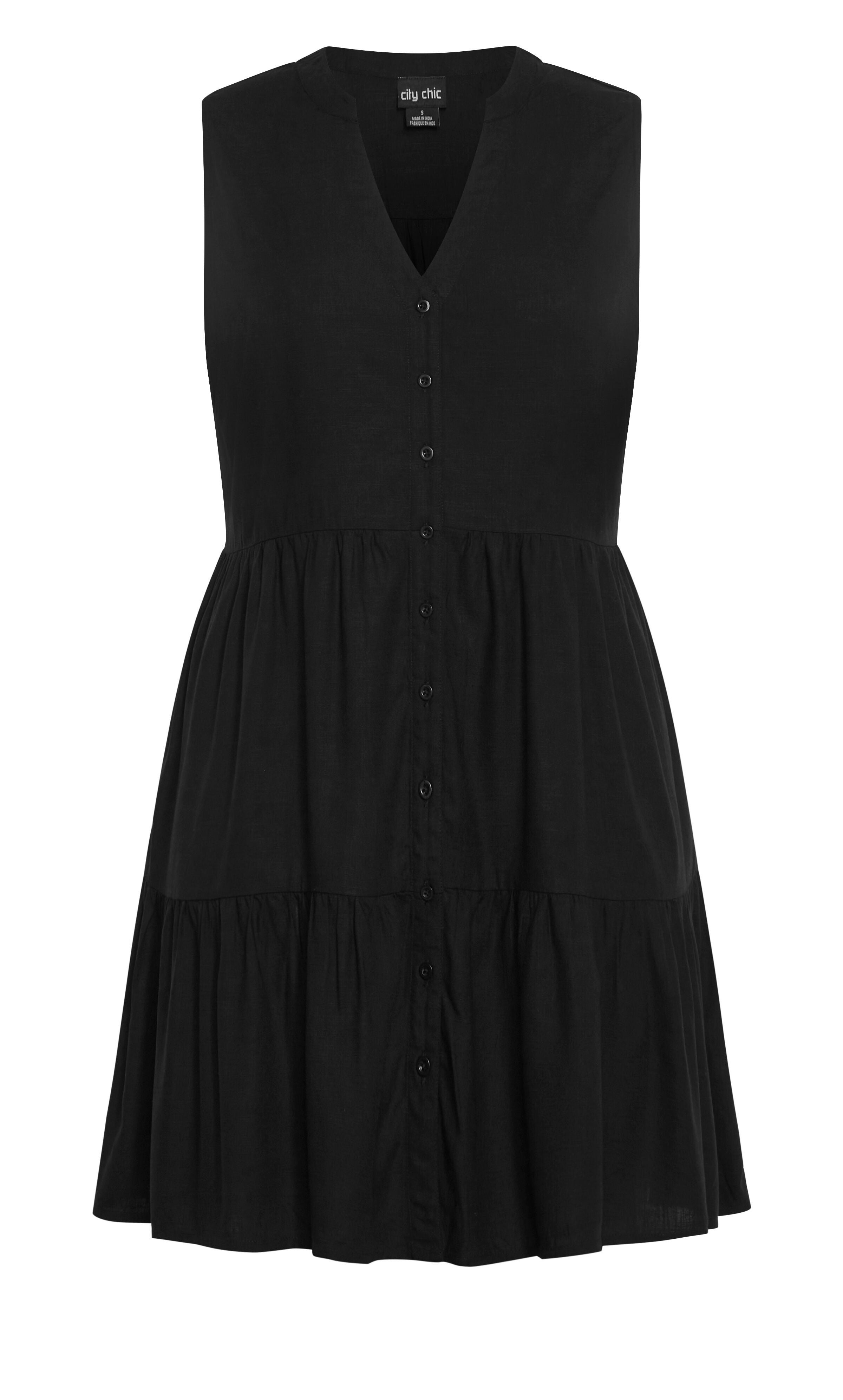 Saddie Dress - black, BLACK, alternate image number 3
