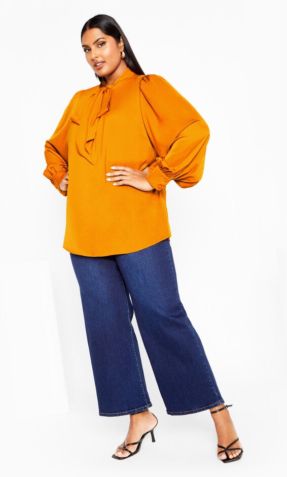 Lucille Shirt - honey ginger, BROWN, alternate image number 5