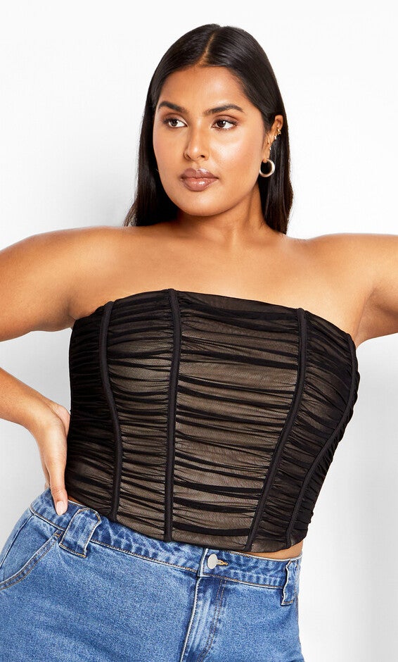Fallon Corset - black, BLACK, hi-res image number null
