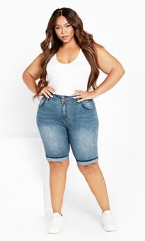 Killer Pins Short - light denim