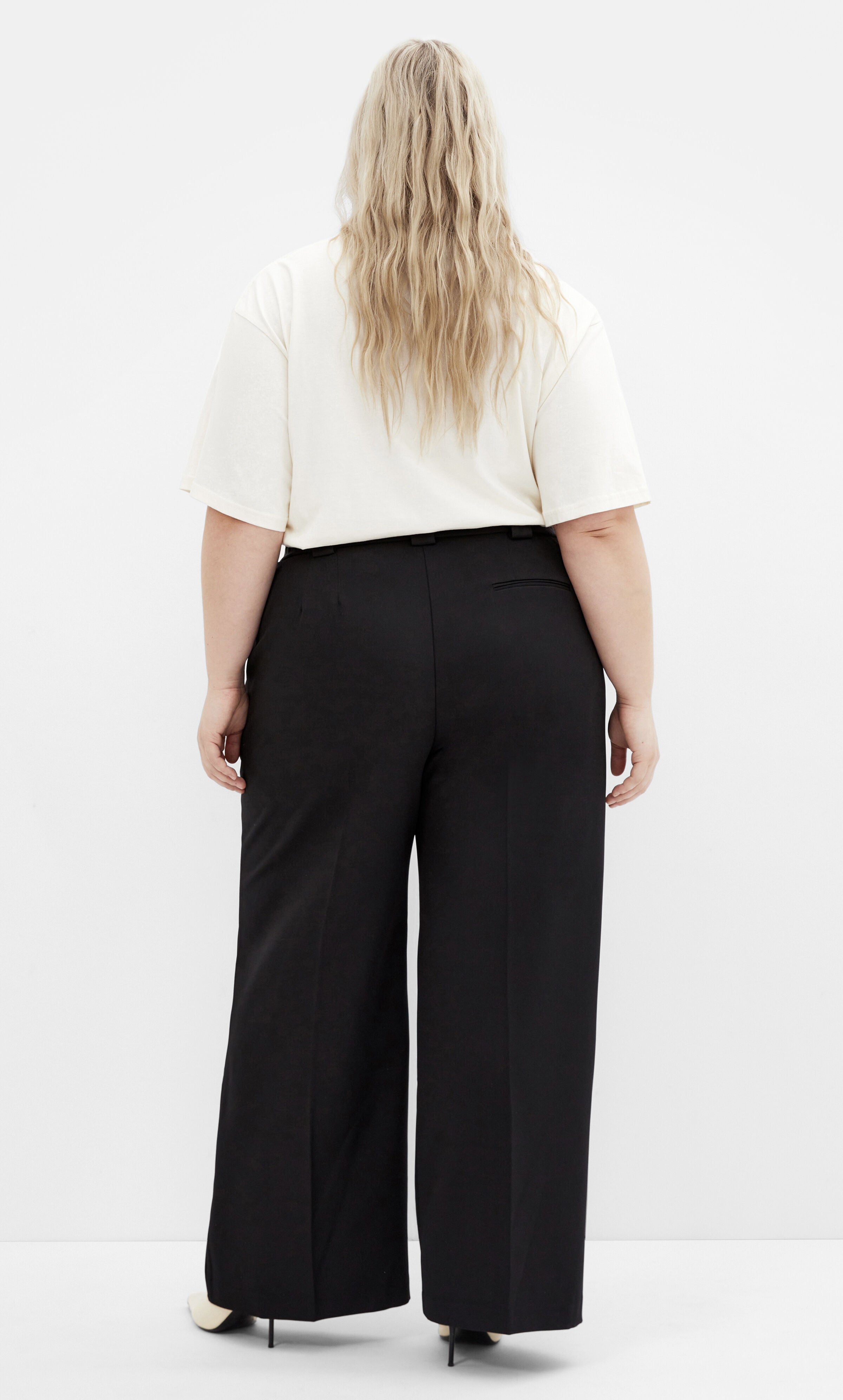 Jazmin Crepe Pant - black, BLACK, alternate image number 2