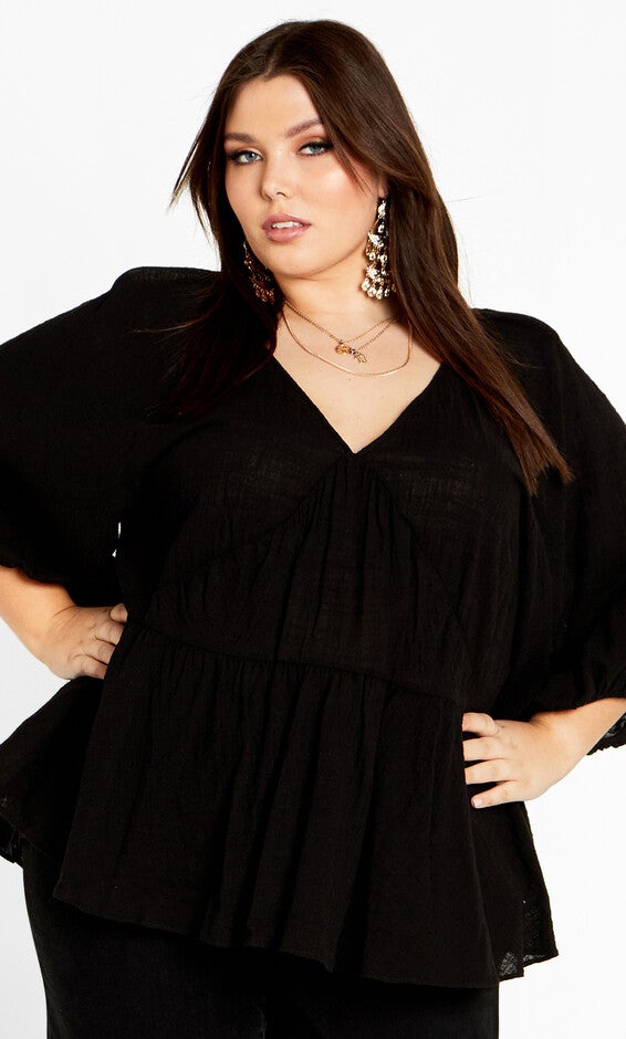 Julia Top - black, BLACK, hi-res image number null