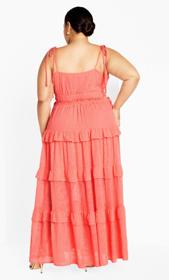 Renee Dress - calypso coral, CALYPSO CORAL, alternate image number null