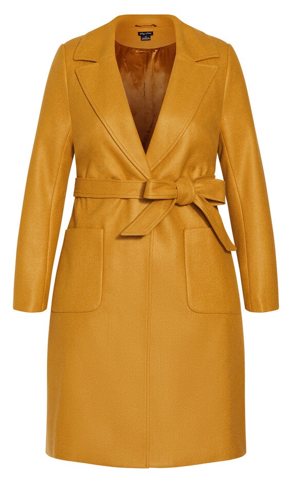 Abigail Coat - caramel, BROWN, alternate image number null