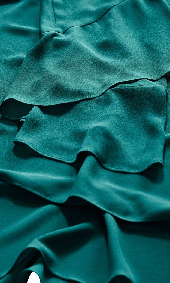 Hi Lo Cold Shoulder Top - alpine, ALPINE, alternate image number 5
