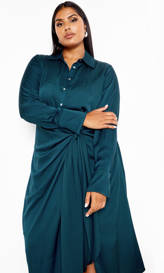 Alena Dress - teal, TEAL, alternate image number null