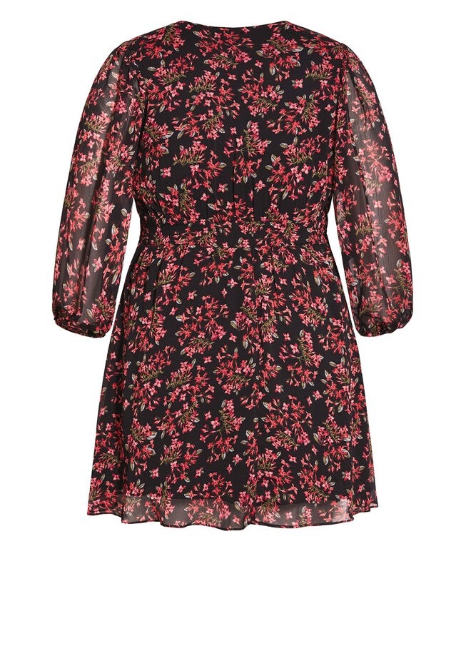 Pretty Jasmine Dress - black, BLACK, alternate image number null